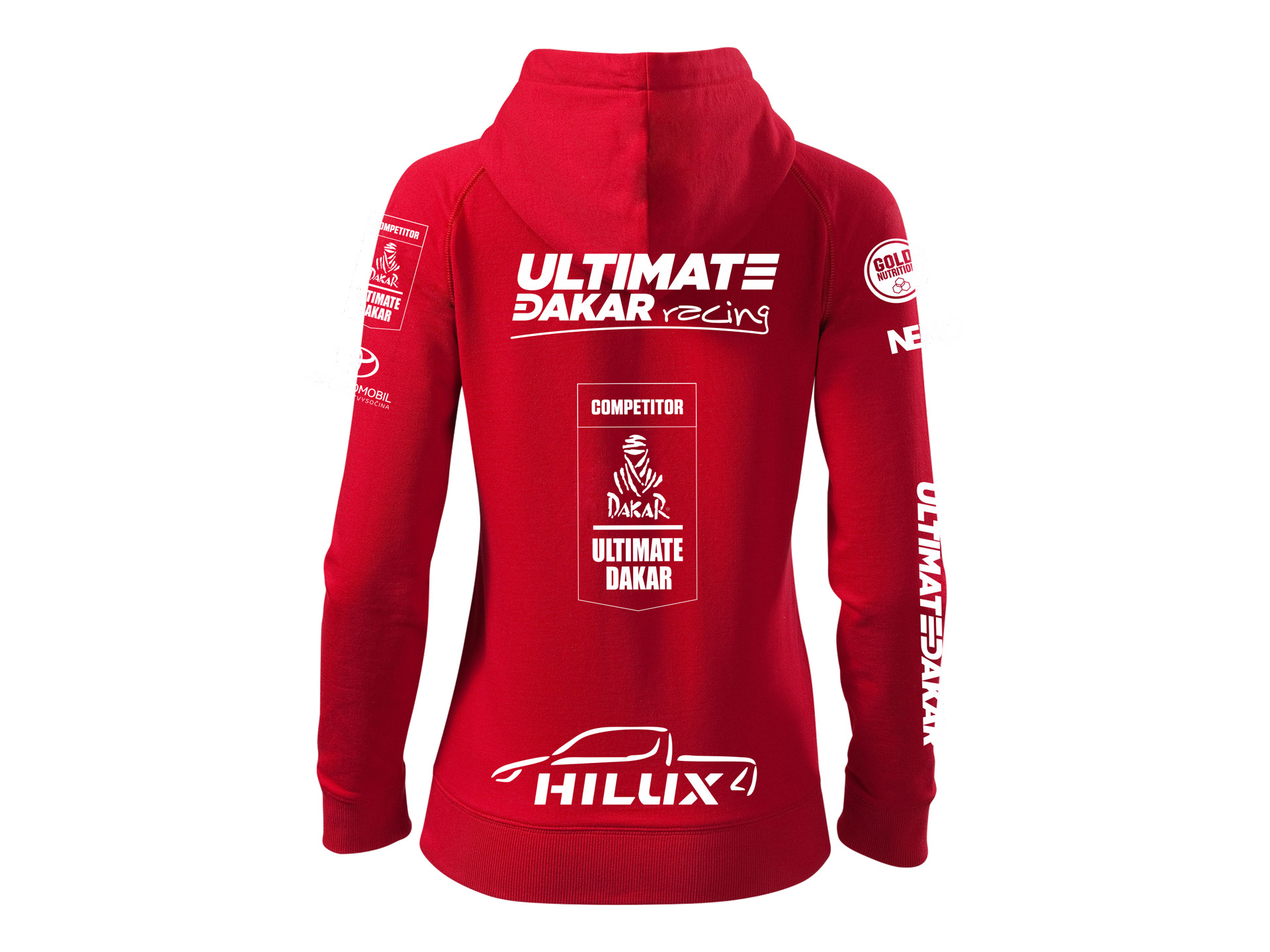 Obrázek galerie Mikina Ultimate Dakar Racing – Dámská červená – M