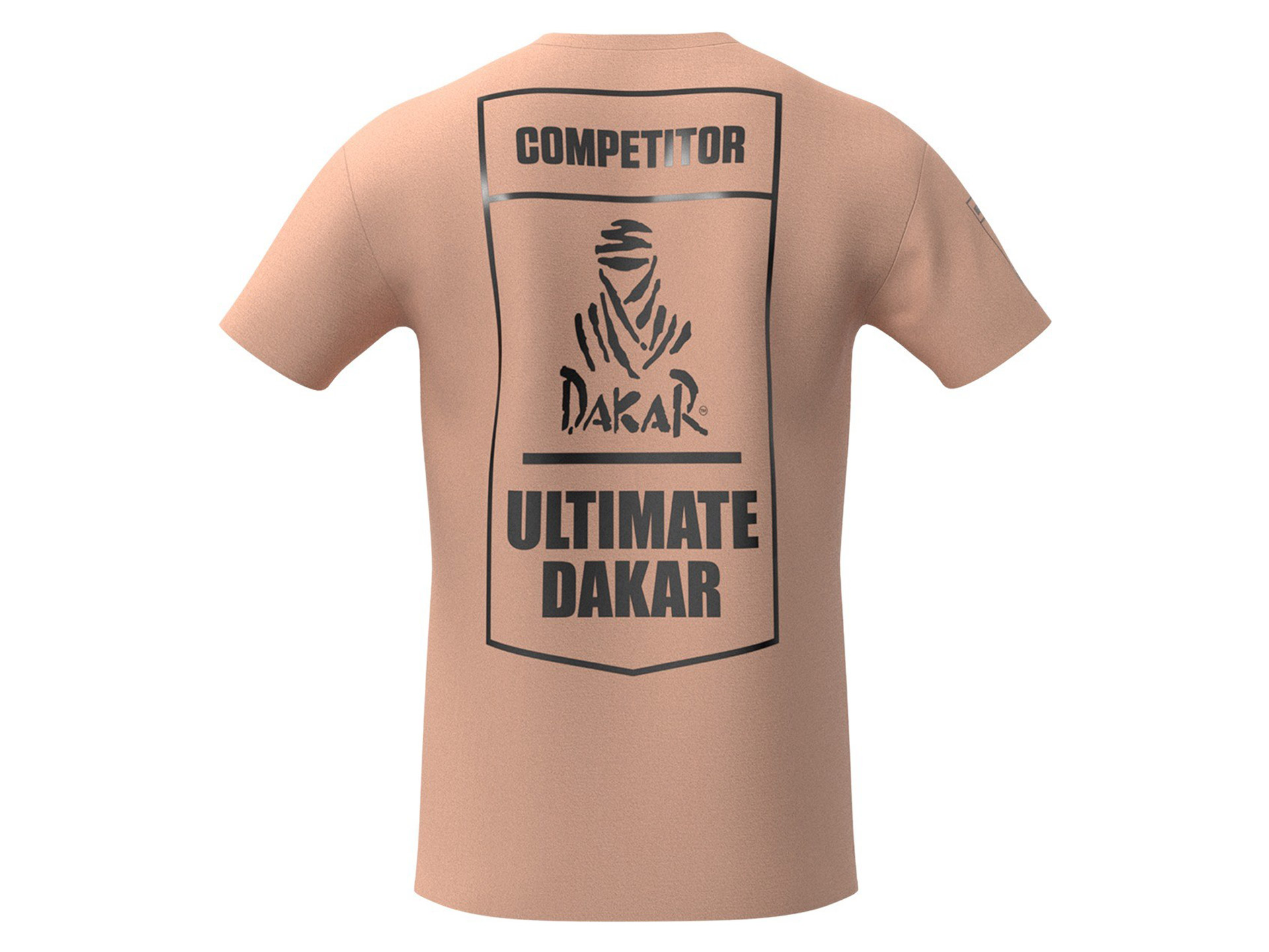 Obrázek galerie Tričko Ultimate Dakar Racing – Kolekce Double Red 2021 – Unisex písečná – L
