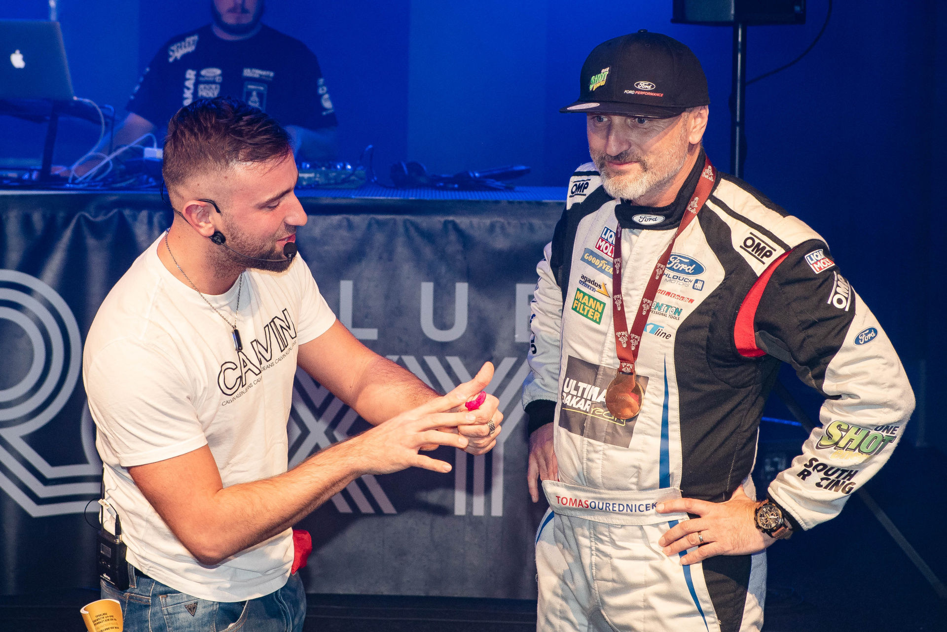 Zaplněný ROXY club plný dakarských emocí