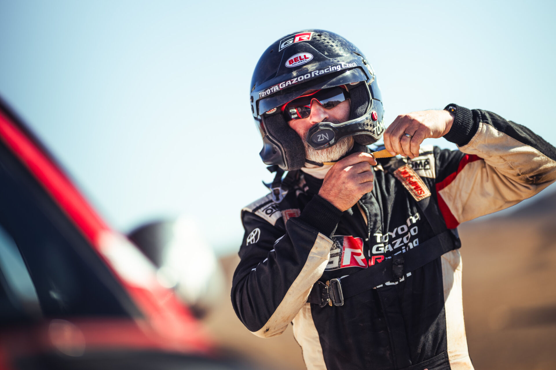 Francouzská posádka narazila do české Toyoty Francouzská posádka narazila do české Toyoty