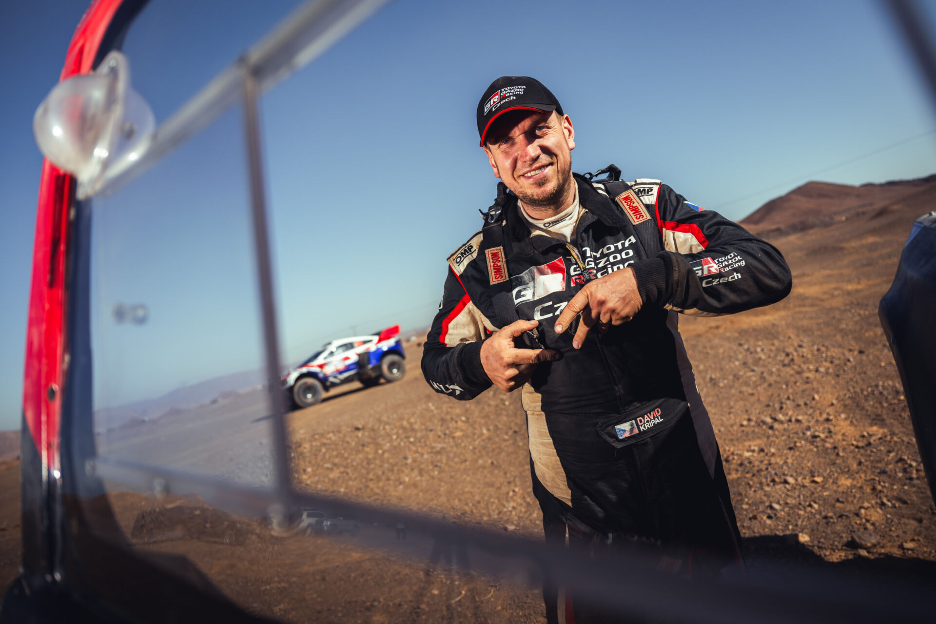 Francouzská posádka narazila do české Toyoty Francouzská posádka narazila do české Toyoty