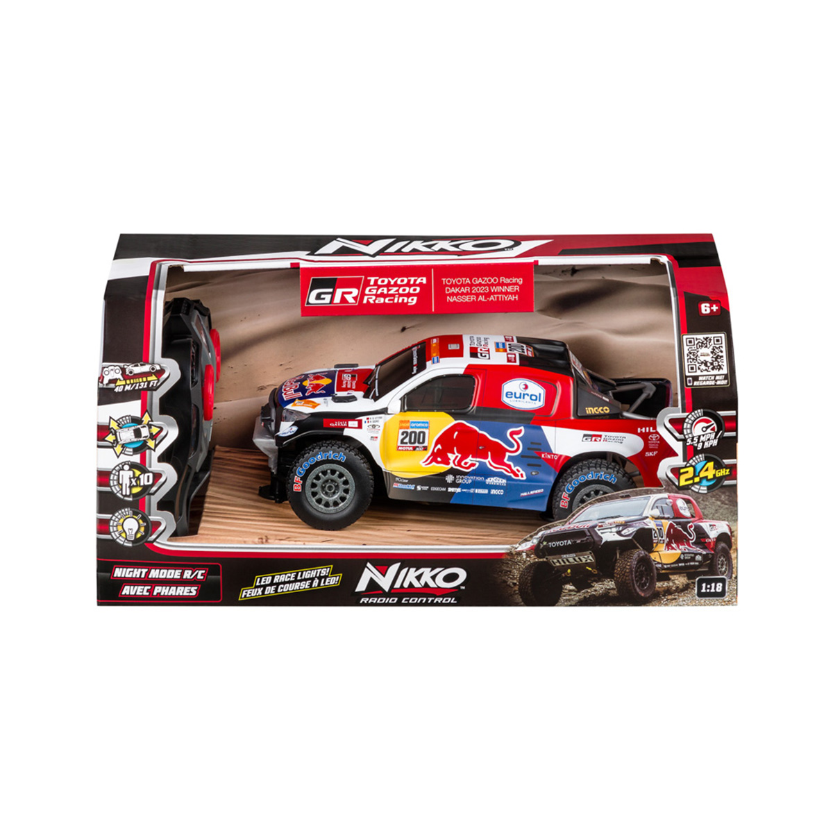 Obrázek galerie TOYOTA GR Red Bull 1:18 W2RC RC
