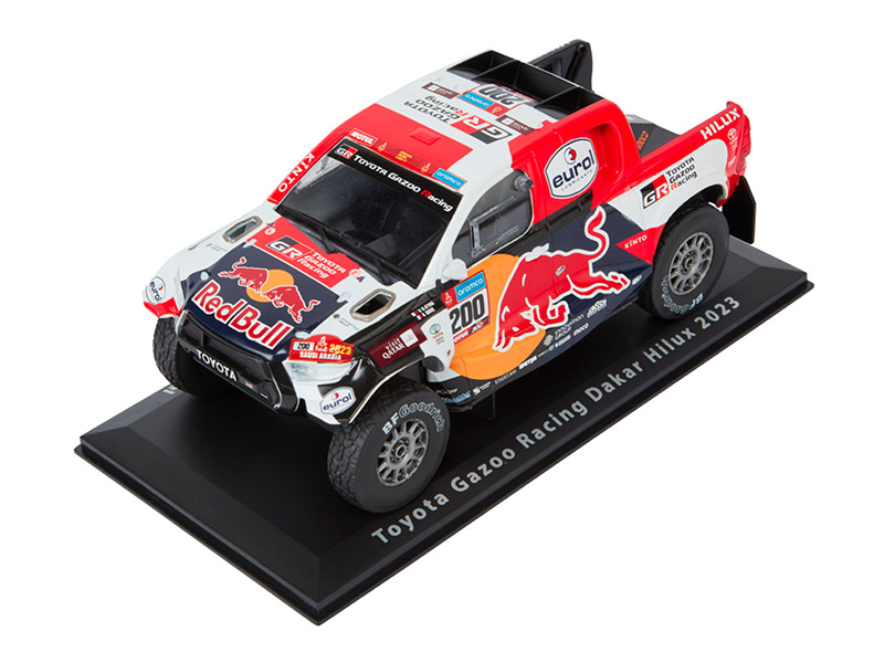 Obrázek galerie TOYOTA GR DAKAR Hilux T1+ 1:24 Winning Replica Model Car