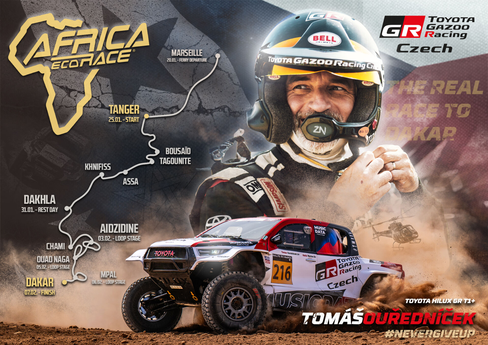 „Mám v Dakaru nevyřízené účty,“ říká závodník Tomáš Ouředníček